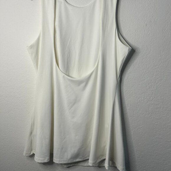 Ivory Backless Tank Dress/Skort - Picture 3 of 6